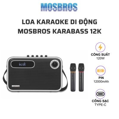 Loa karaoke di động Mosbros Karabass 12K