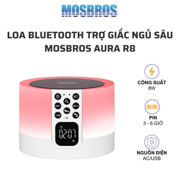 Loa bluetooth trợ giấc ngủ sâu MOSBROS AURORA R8